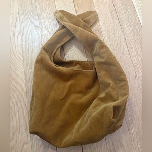Brand New Brown Corduroy MERIT Pouch/Bag